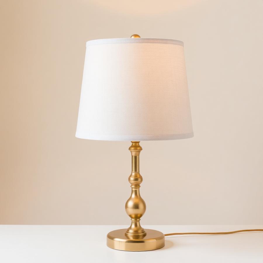 Neutral Linen Lampshade