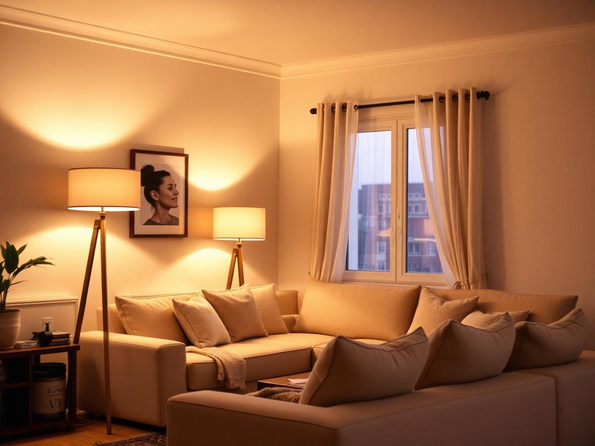 Lampshade used in a living room